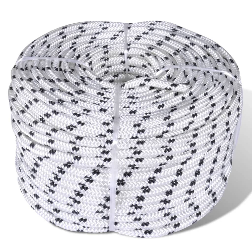 Vidaxl Boat Rope Polyester tressé 12 mmx50m