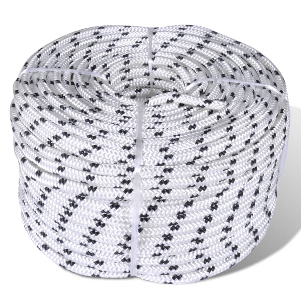 Vidaxl Boat Rope Polyester tressé 14 mmx50m