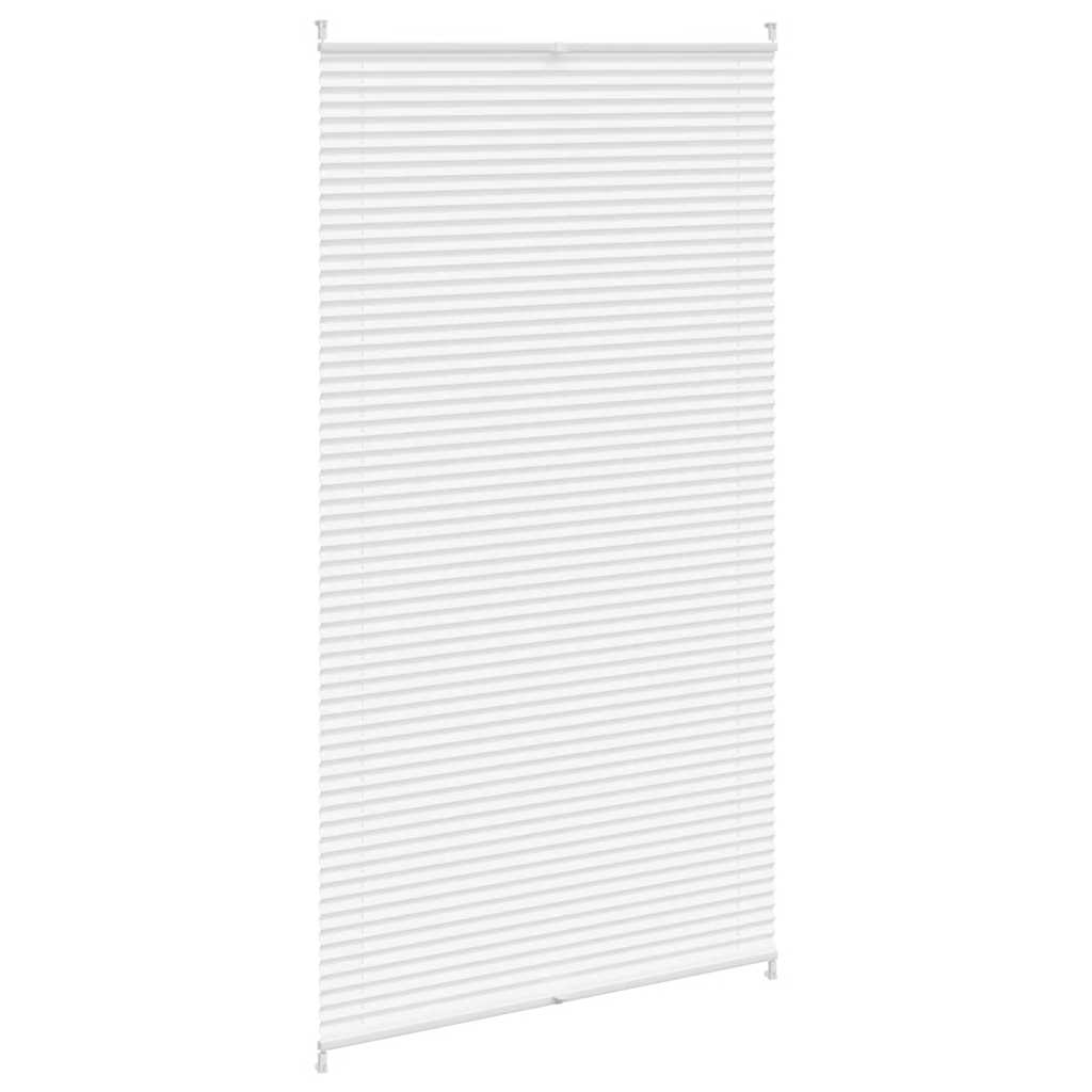 Vidaxl Plisséjalind 100x200 cm blanc