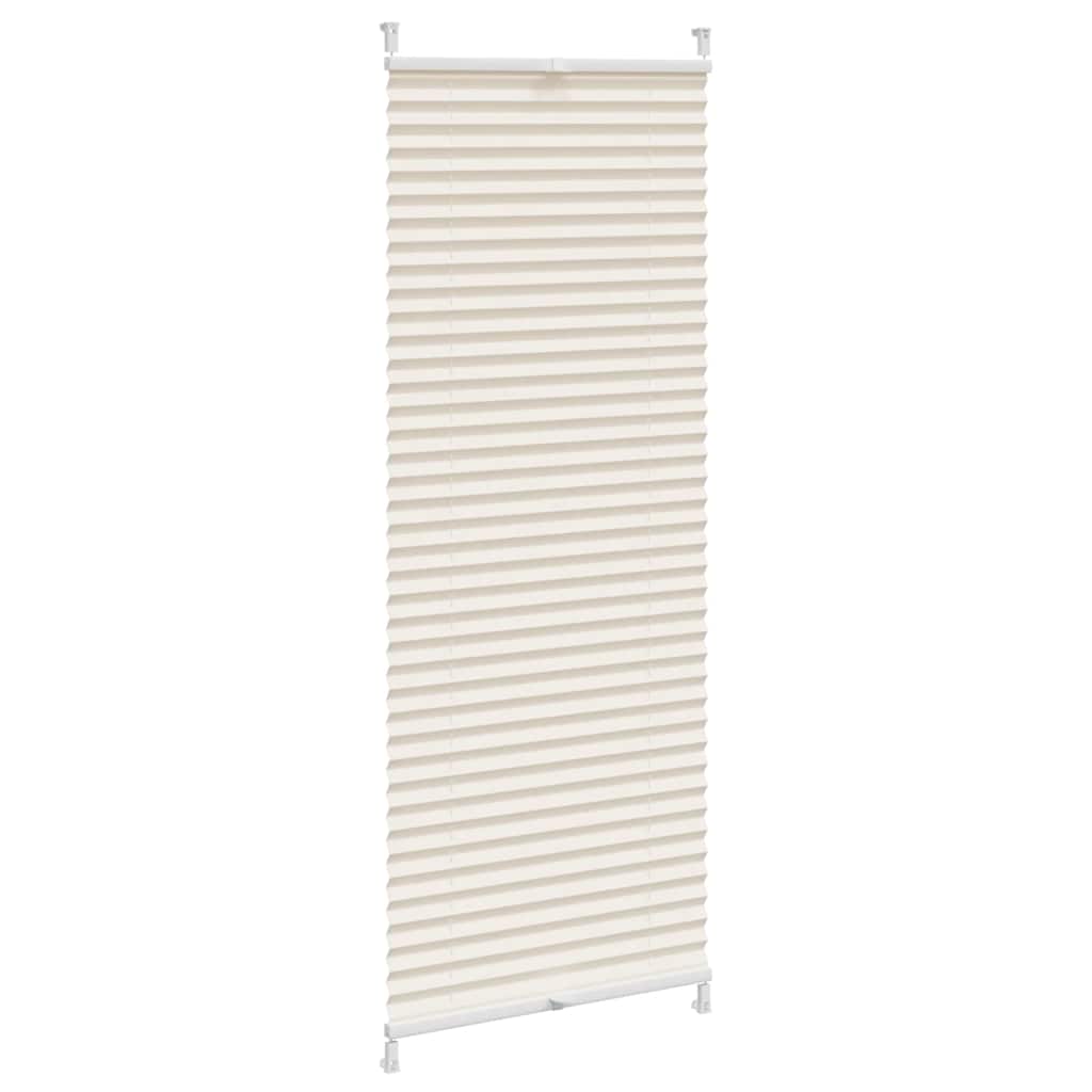 VidaXL store plissé 60x125 cm crème
