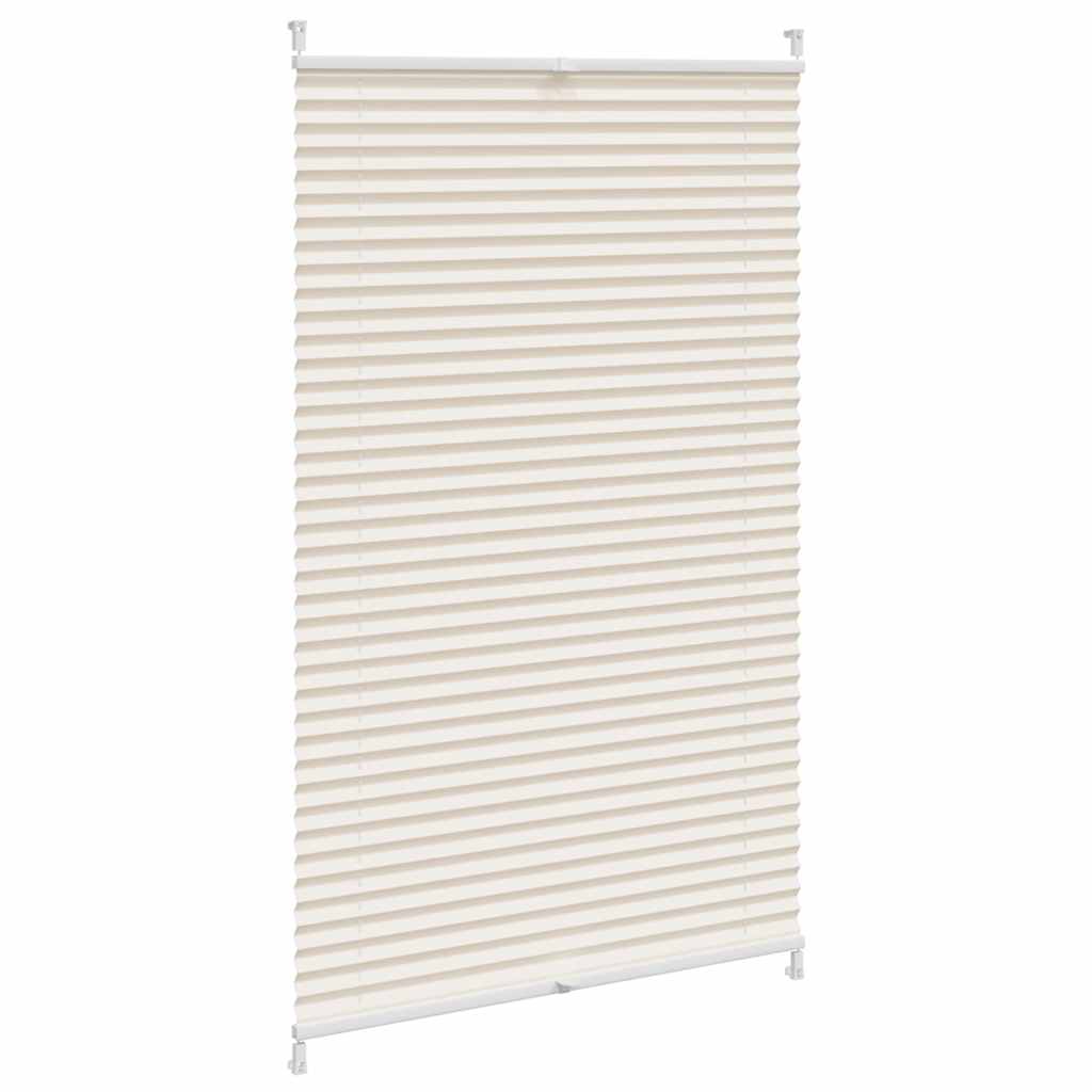 Vidaxl plissé rouleau aveugle 70x150 cm crème