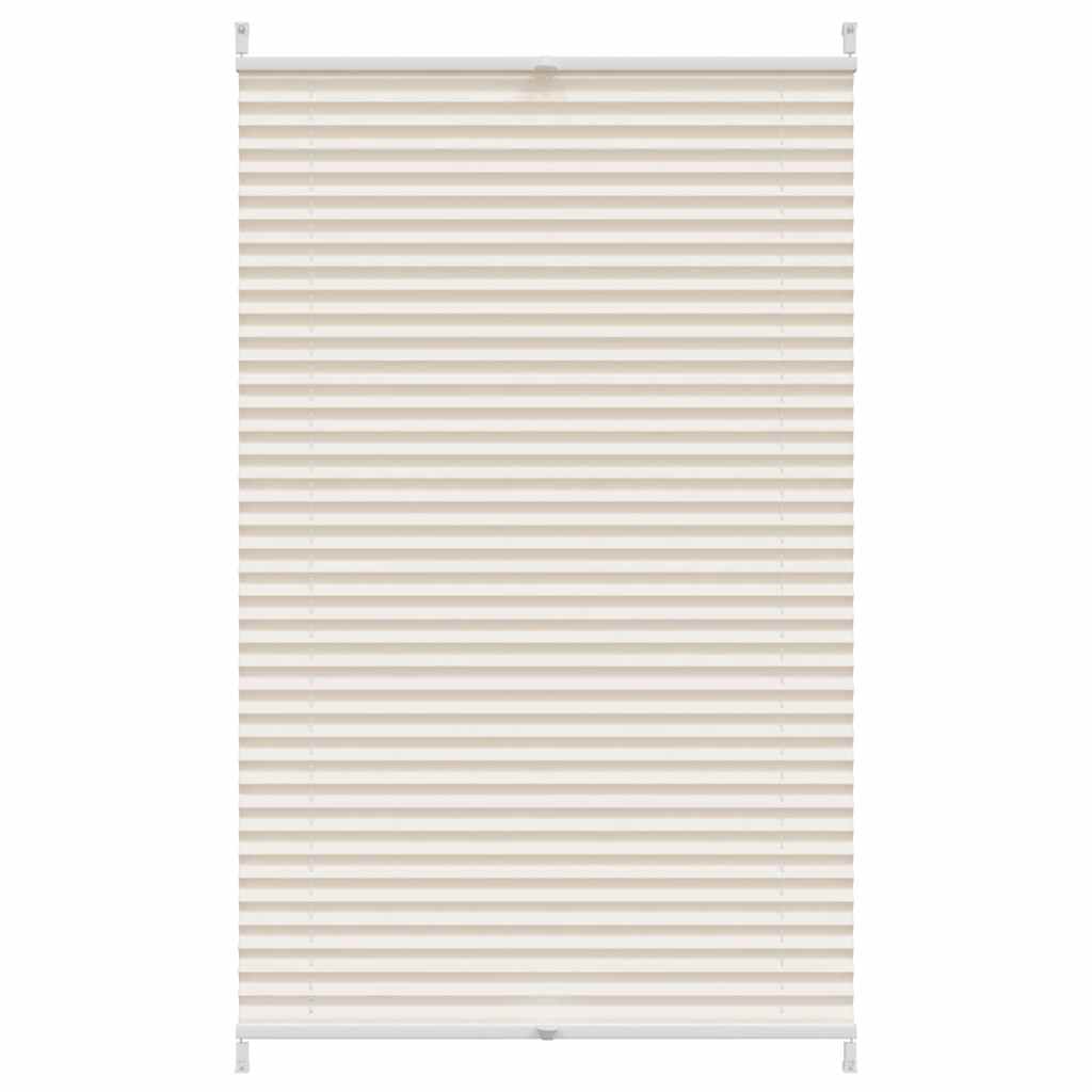 Vidaxx store enrouleur plissé 80x100cm crème