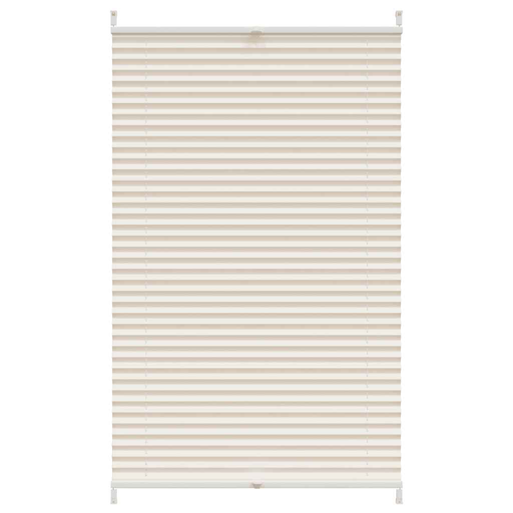 Vidaxx store enrouleur plissé 80x125cm crème