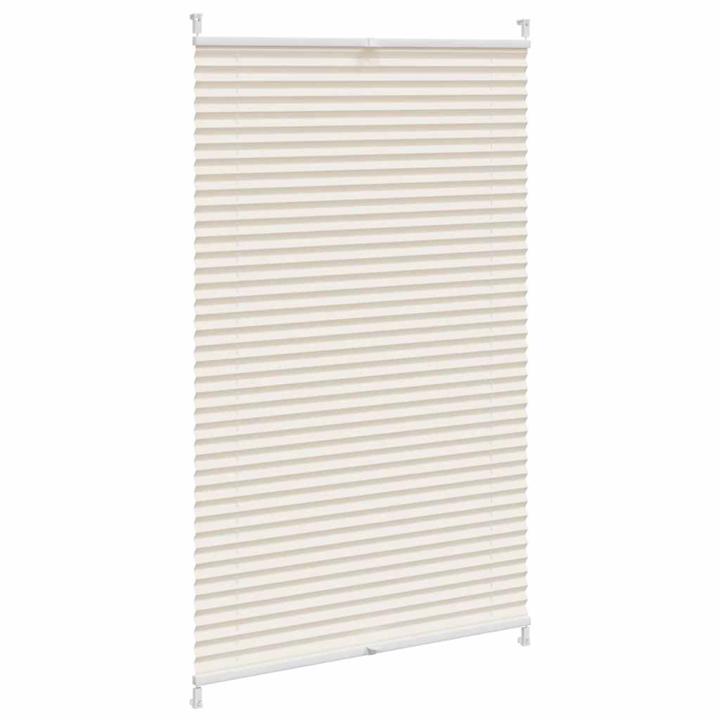 Vidaxx store enrouleur plissé 80x125cm crème