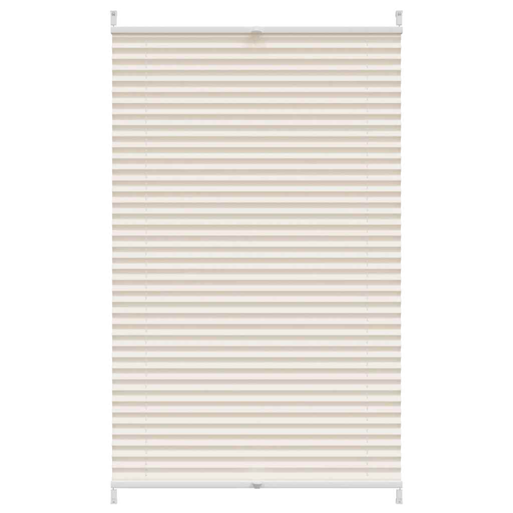 Vidaxx store enrouleur plissé 90x125cm crème