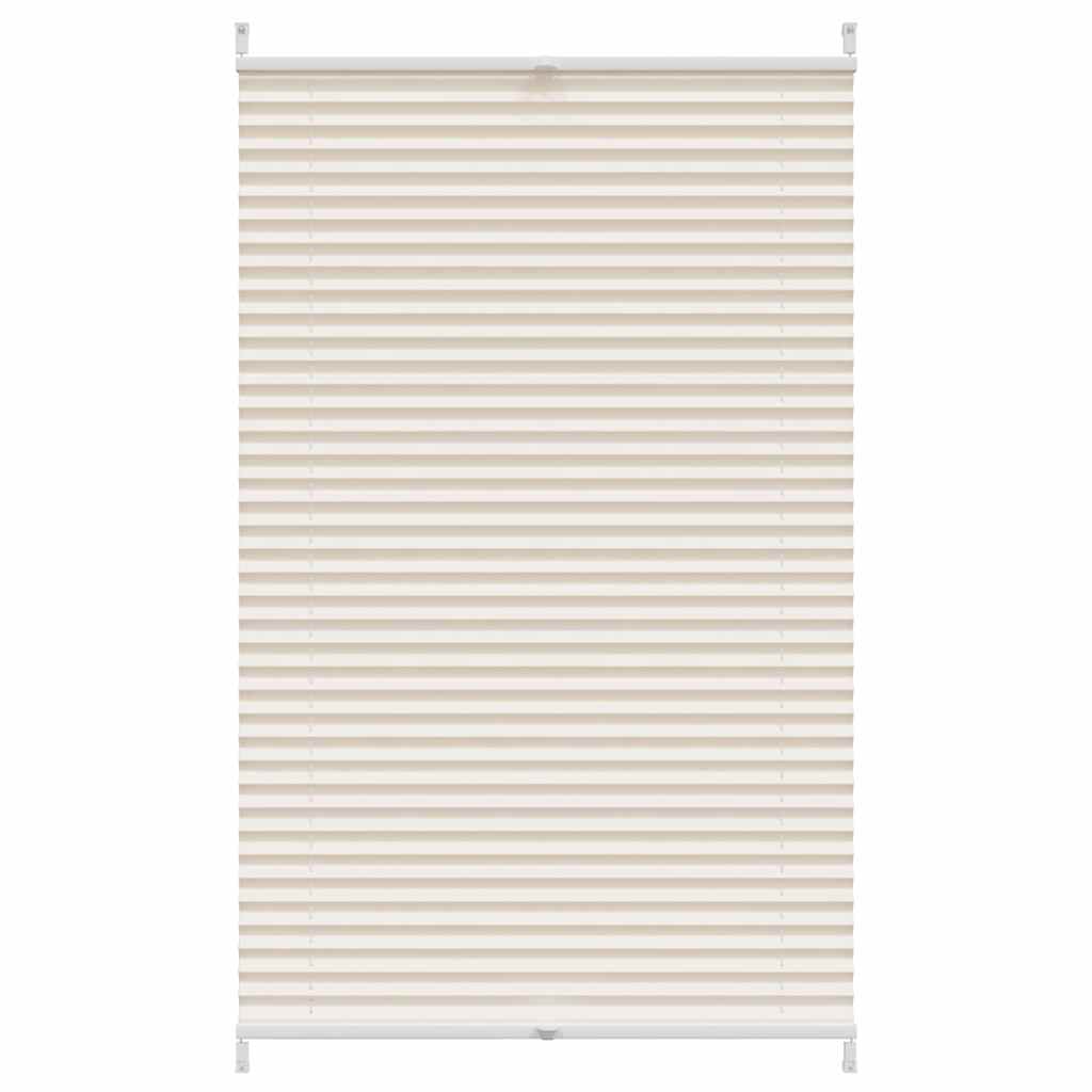 Vidaxx store enrouleur plissé 90x125cm crème