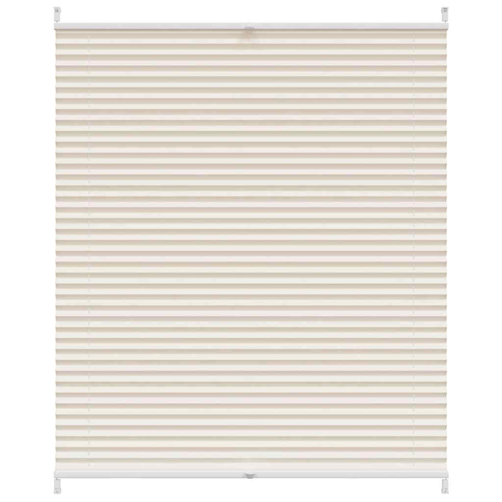 VidaXL stores plissés 100x125cm crème