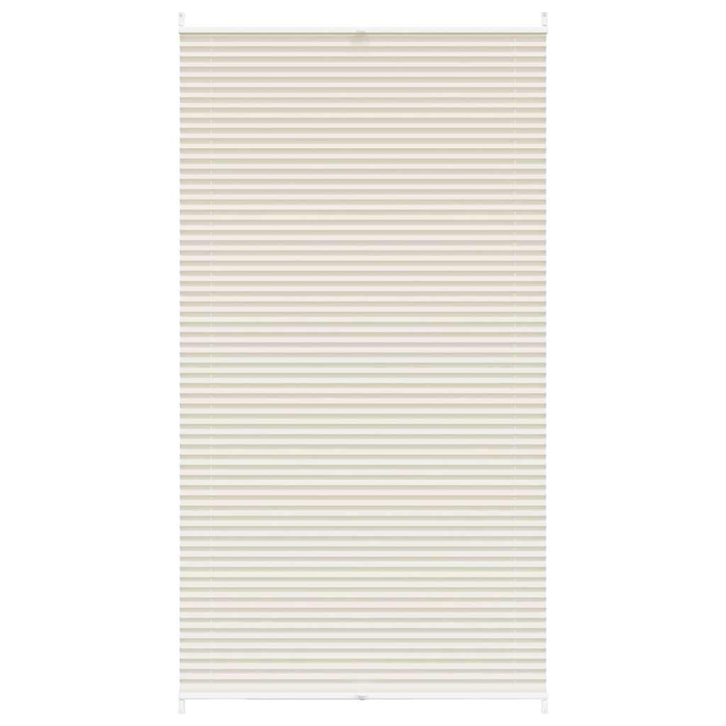 VidaXL stores plissés 100x200cm crème