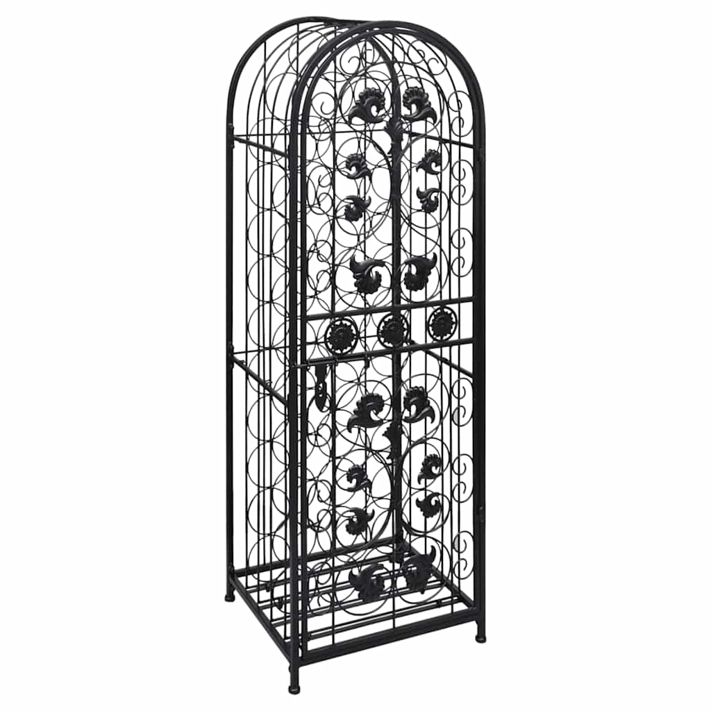 Vidaxl wijnrek voor 45 flessen metaal