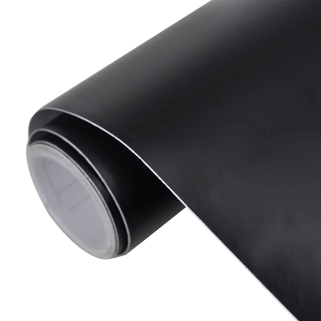 Vidaxl autofolie waterdicht luchtbelvrij 500x152 cm matzwart