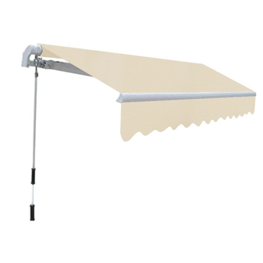 Tissu de remplacement Vidaxl pour la canopée 3x2,5 m crème à poussière -colore