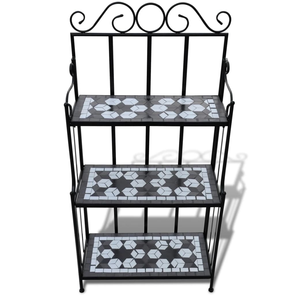 Vidaxl Standard Standard Mosaic Blue and White