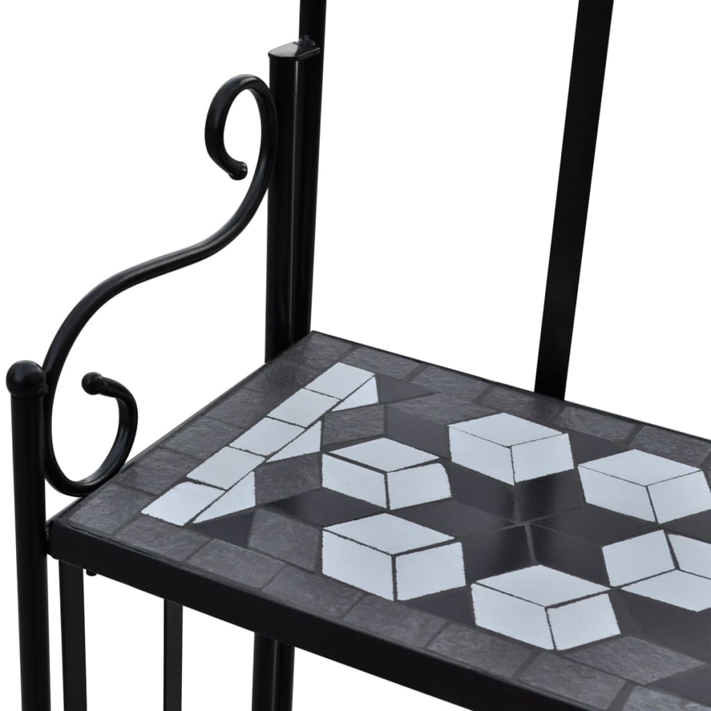 Vidaxl Standard Standard Mosaic Blue and White