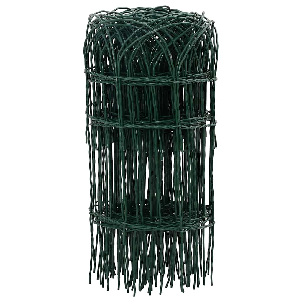 Séparation de la bordure Vidaxl 25x0,4 m de poudre de fer en poudre