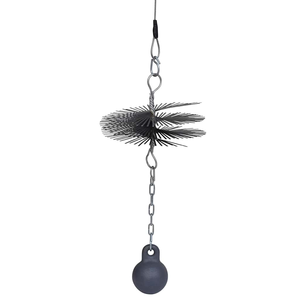 Brosse de balayage de la cheminée Vidaxl autour de Ø 20 cm