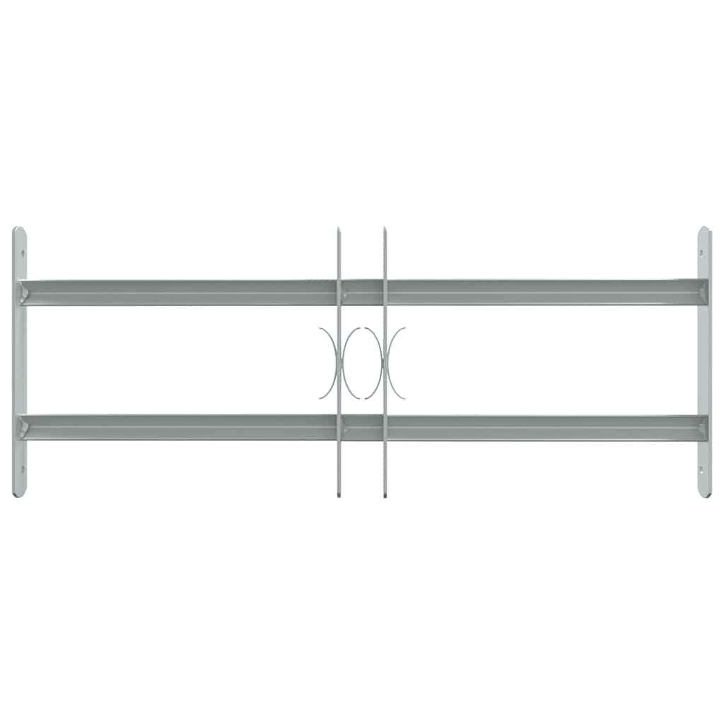 Protection de fenêtre Vidaxl réglable avec 2 RODS CROSS-RODS 500-650 mm