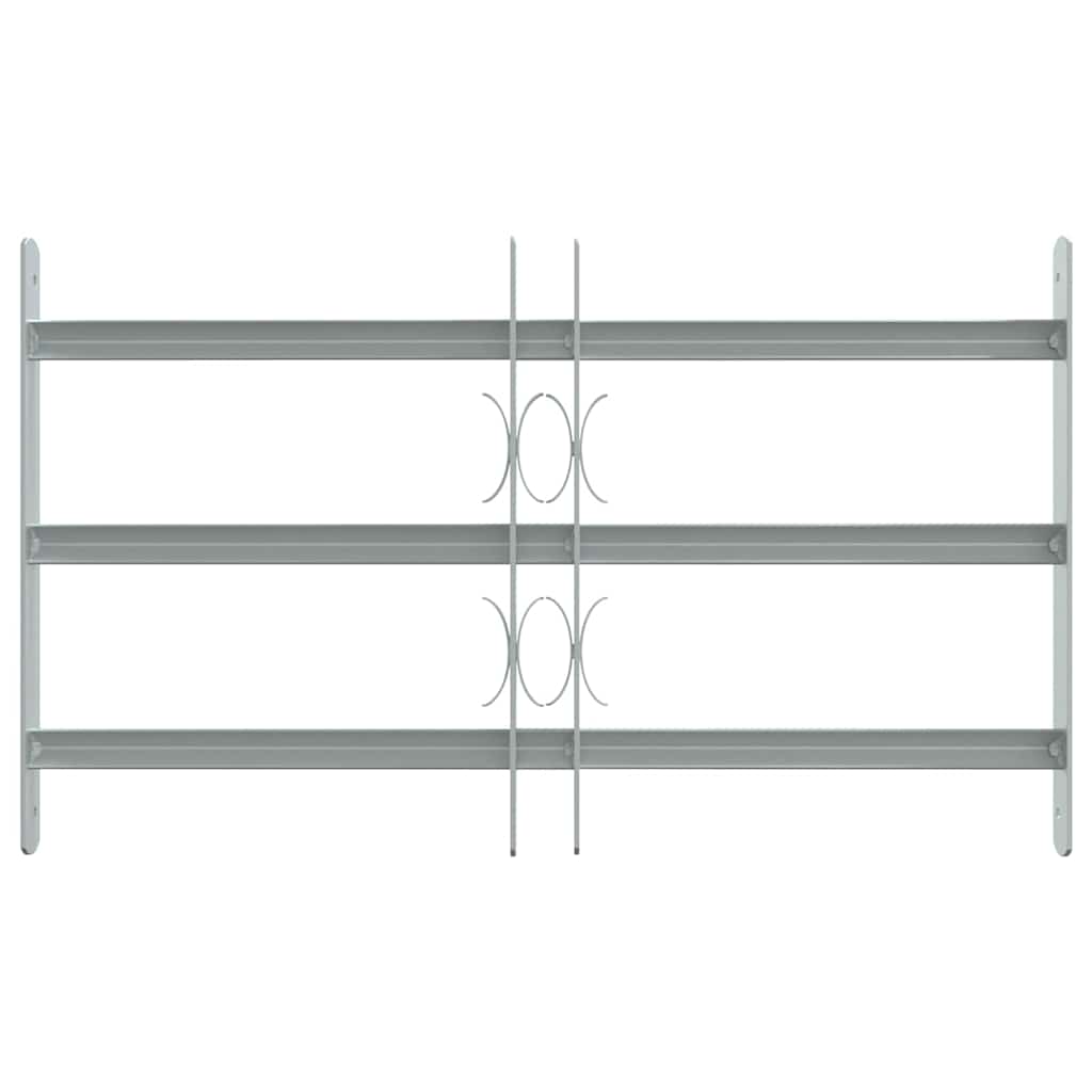 Protection de la fenêtre Vidaxl réglable avec 3 rames croisées 500-650 mm