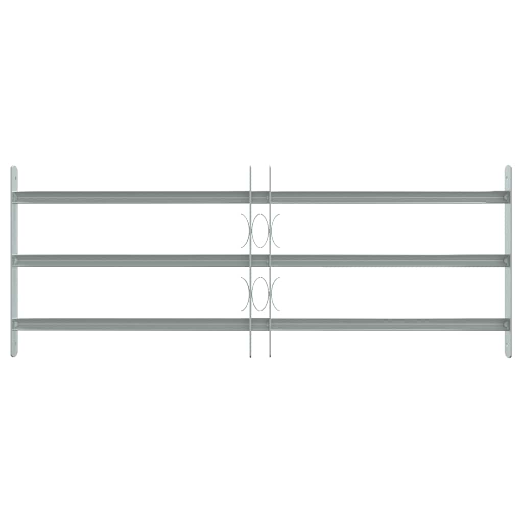 Protection de fenêtre Vidaxl réglable avec 3 rames croisées 700-1050 mm