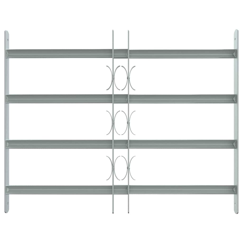 Protection de la fenêtre Vidaxl réglable avec 4 rods croisés 500-650 mm