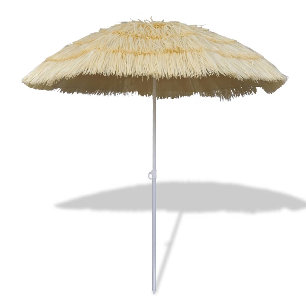 Vidaxl StrandParasol incliné le style hawaï