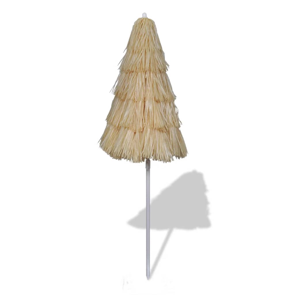 Vidaxl StrandParasol incliné le style hawaï