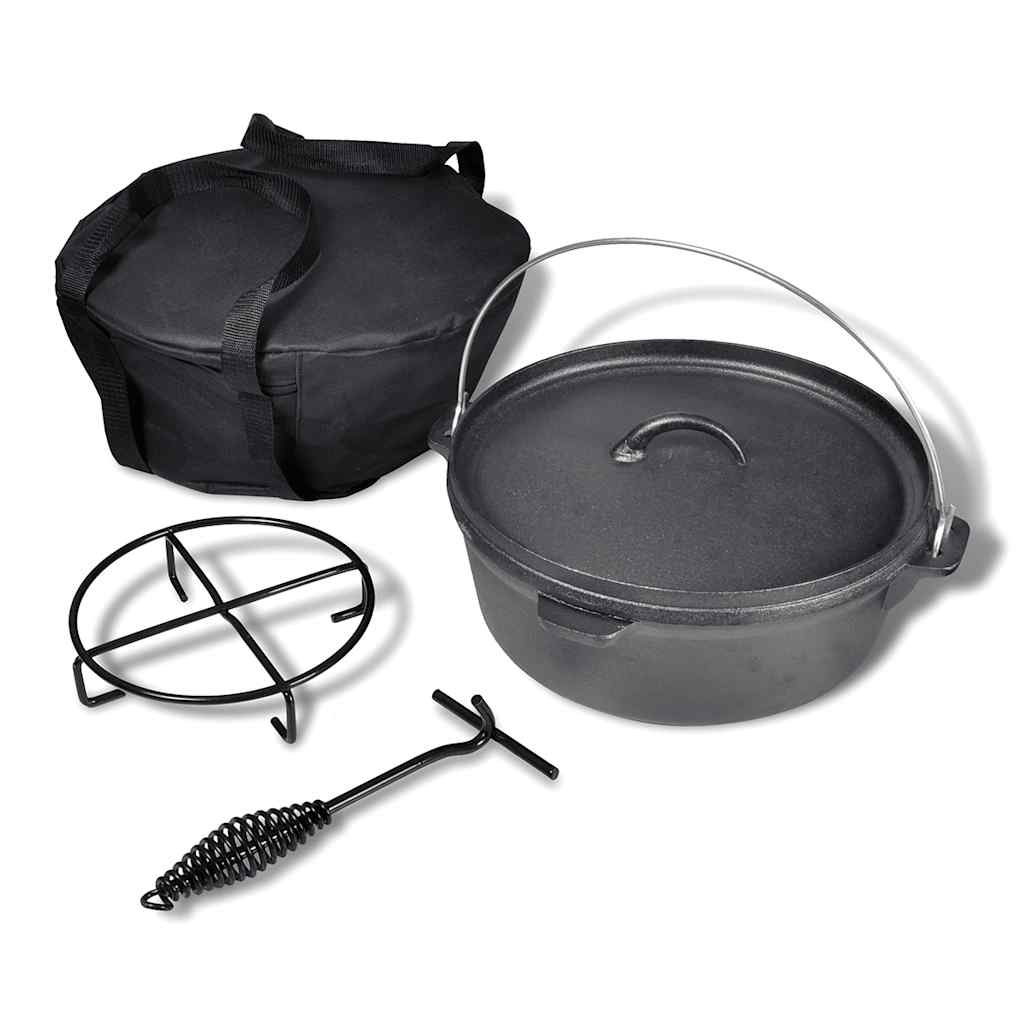 Vidaxl Braadpan 5.6 L, y compris les accessoires