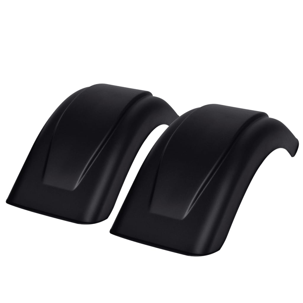Vidaxl MudGuards pour roues de remorque 170x580 mm 2 pcs