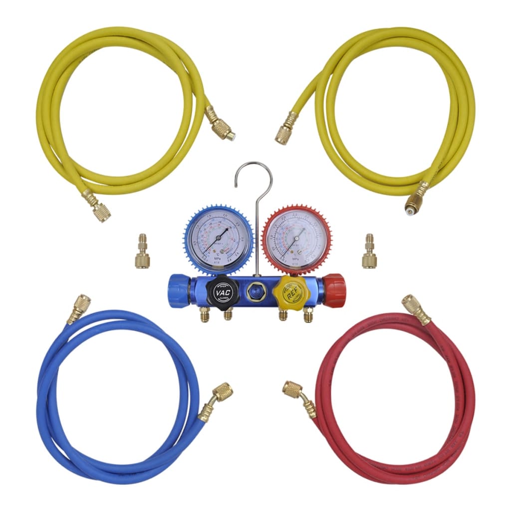 Vidaxl Manometer 4-Direction Ensemble de stockage