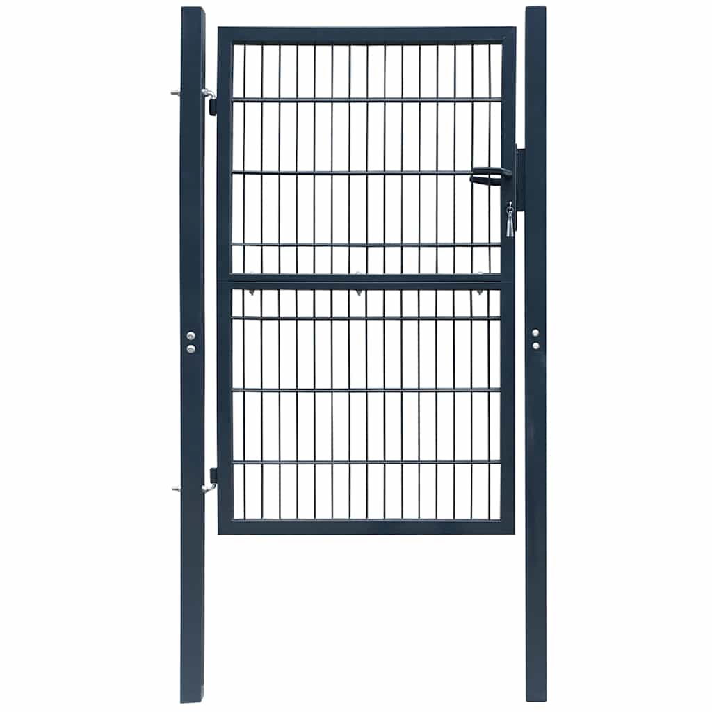 Vidaxl Port Double Rod (cheville) 106x190 cm Gris anthracite