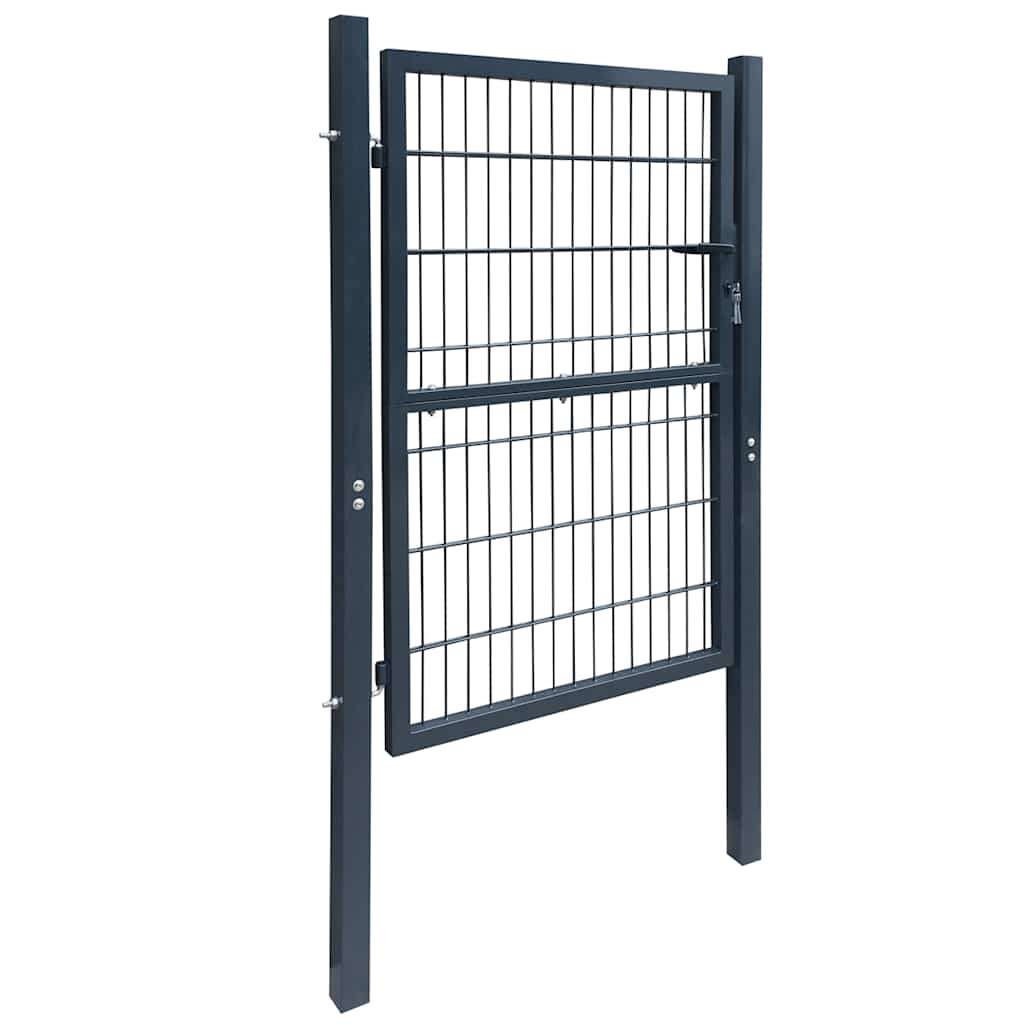 Vidaxl Port Double Rod (cheville) 106x190 cm Gris anthracite