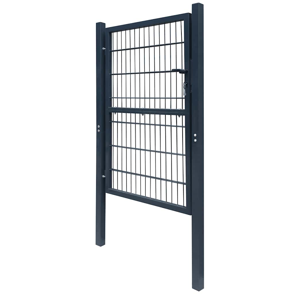 Vidaxl Port Double Rod (cheville) 106x190 cm Gris anthracite