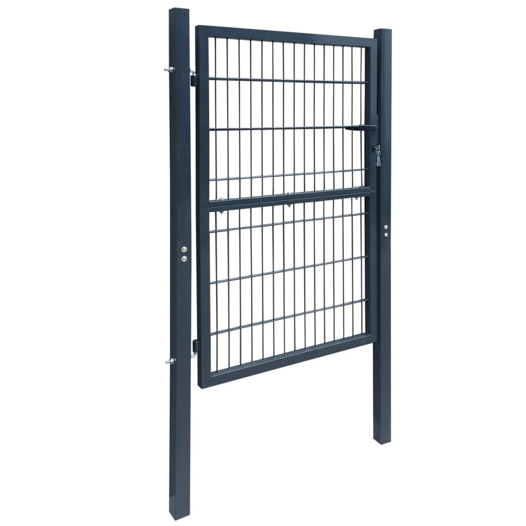 Vidaxl Port Double Rod (cheville) 106x230 cm gris anthracite