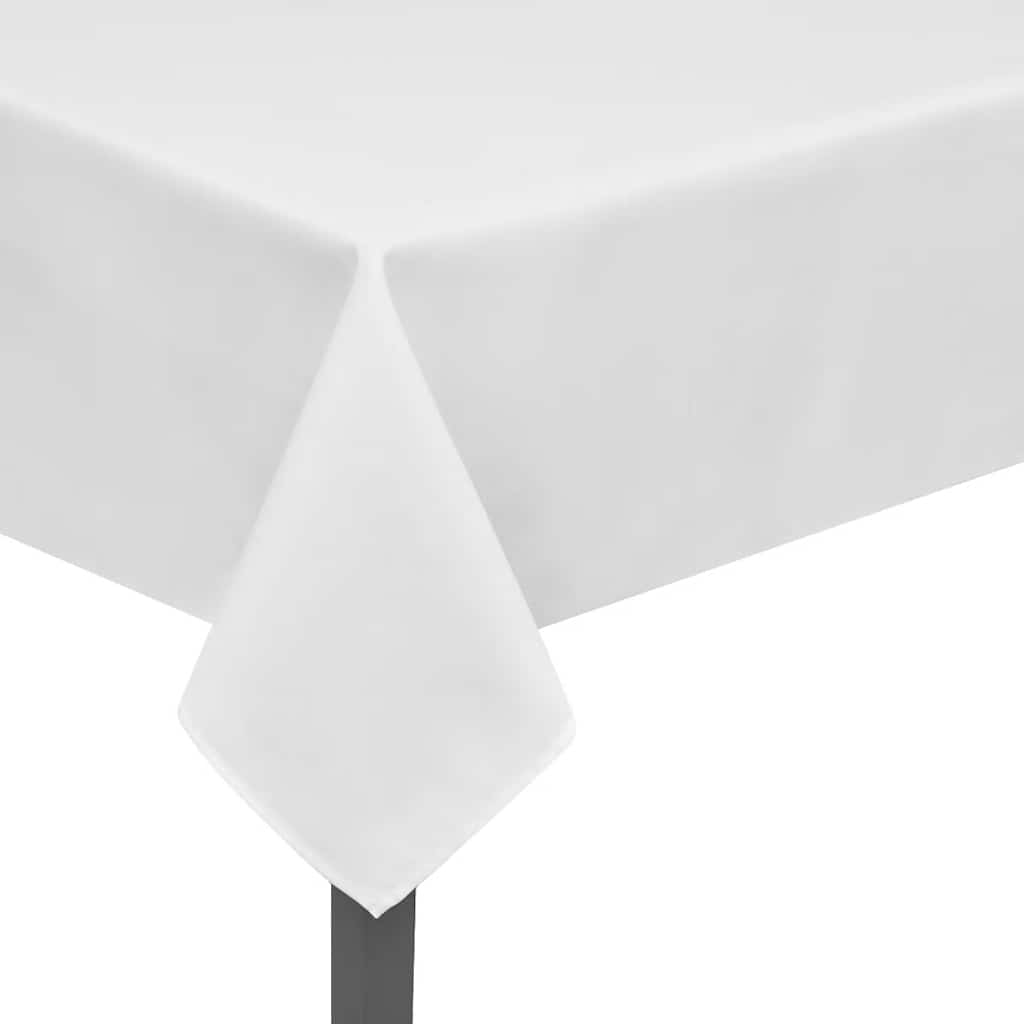 Vidaxl Tablet Tapes blanc 5 pièces 100 x 100 cm