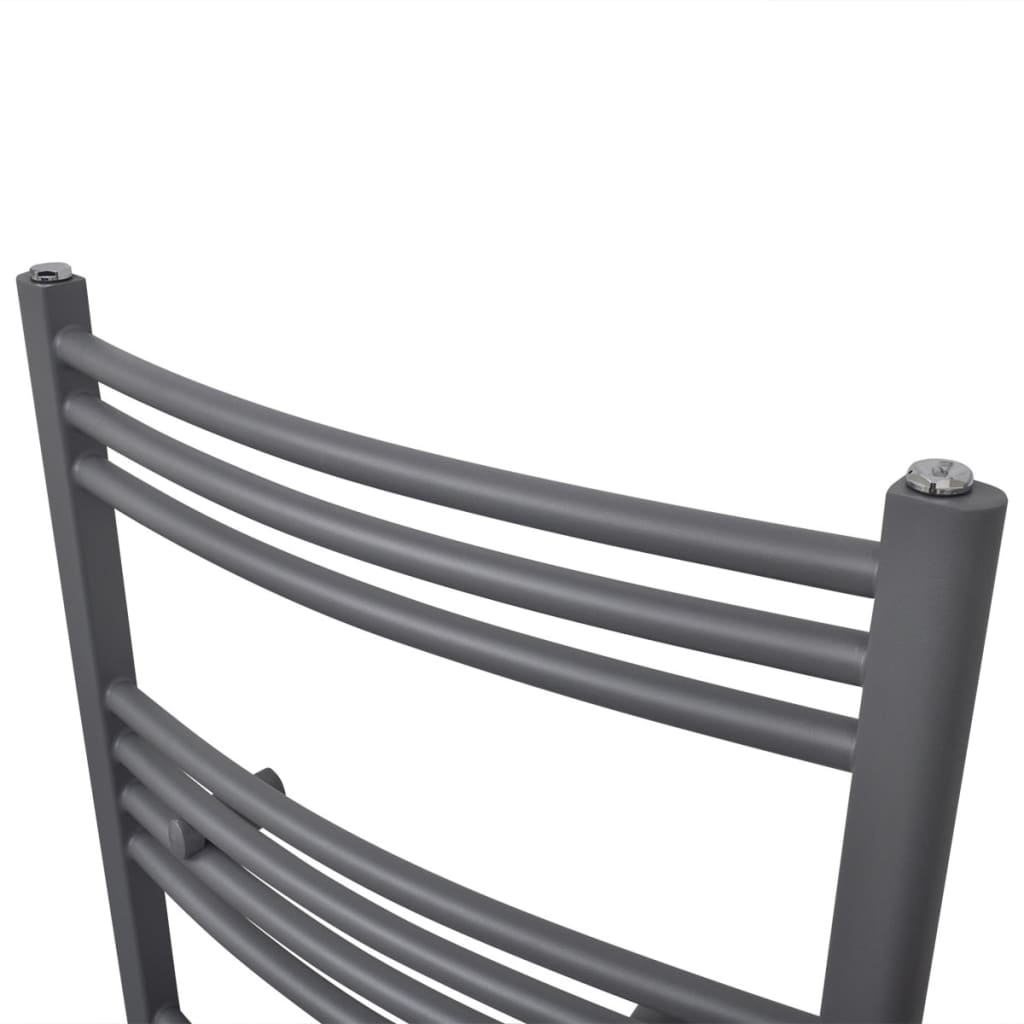 Rack de serviette de radiateur vidaxl plié 480x480 mm gris