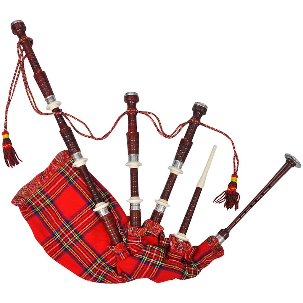Vidaxx cornemuse écossaise Great Highland Royal Stewart tartan rouge