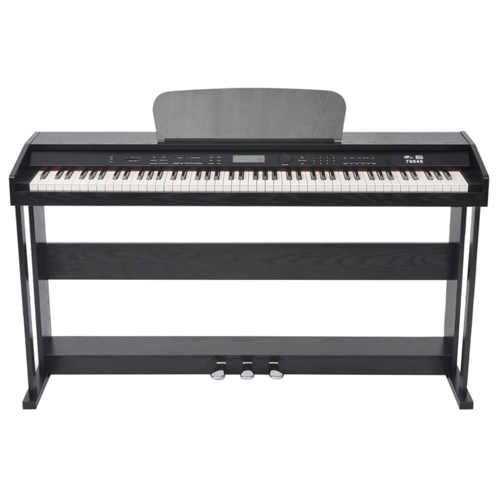 VidaXL piano numérique avec pédales 88 touches noir