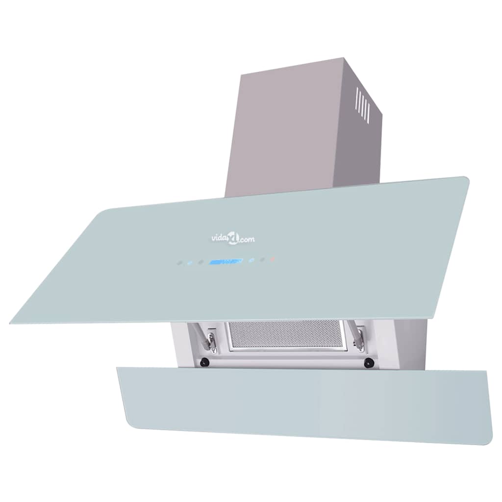 Hotte d'extracteur Vidaxl avec écran tactile 900 mm blanc