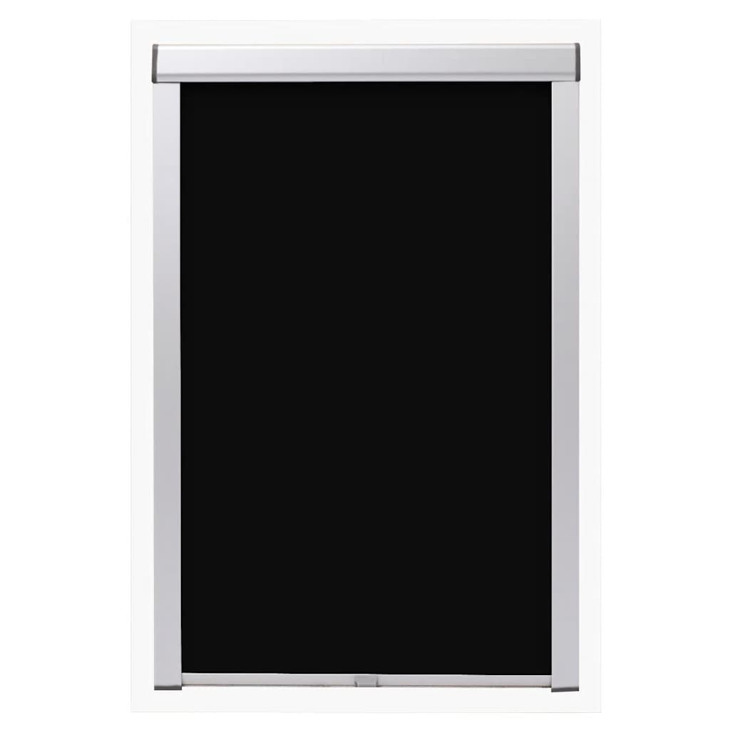 Vidaxl rouleau aveugle accablant noir u08 808