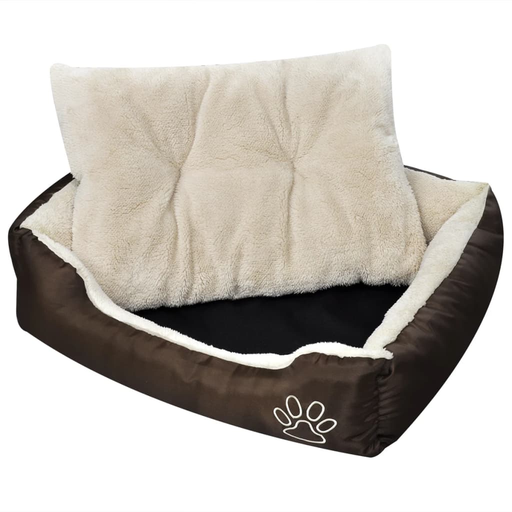 Vidaxl Chien lit marron et beige xxl