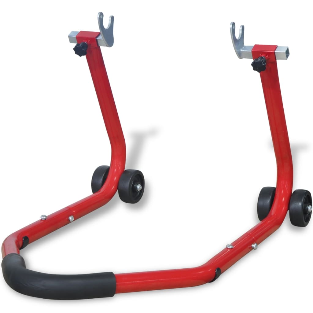 Vidaxxl roue arrière moto standard rouge
