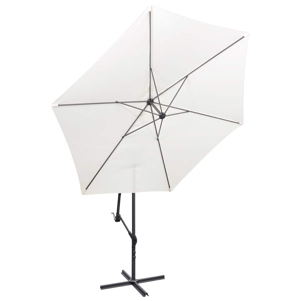 Vidaxl Parasol flottant 3 m sable blanc