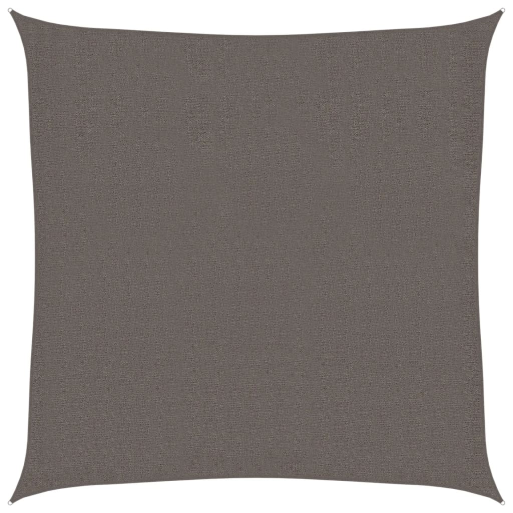 Vidaxl Sunshade HDPE Square 3,6x3,6 m anthracite
