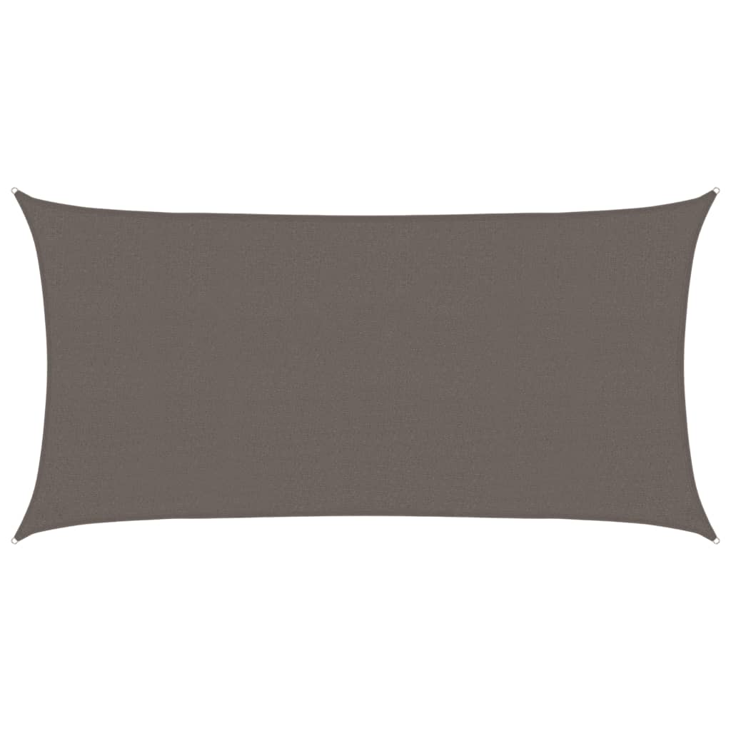 Vidaxl Sunshade HDPE rectangulaire 2x4 m anthracite