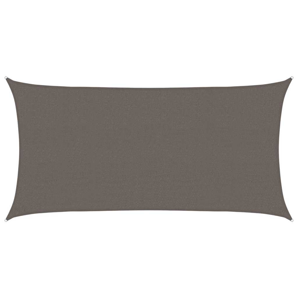 Vidaxl Sunshade HDPE rectangulaire 2x4 m anthracite