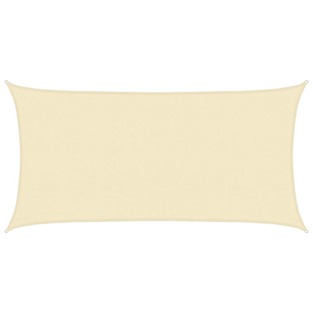 Vidaxl Sunshade HDPE rectangulaire 2x4 M Créme