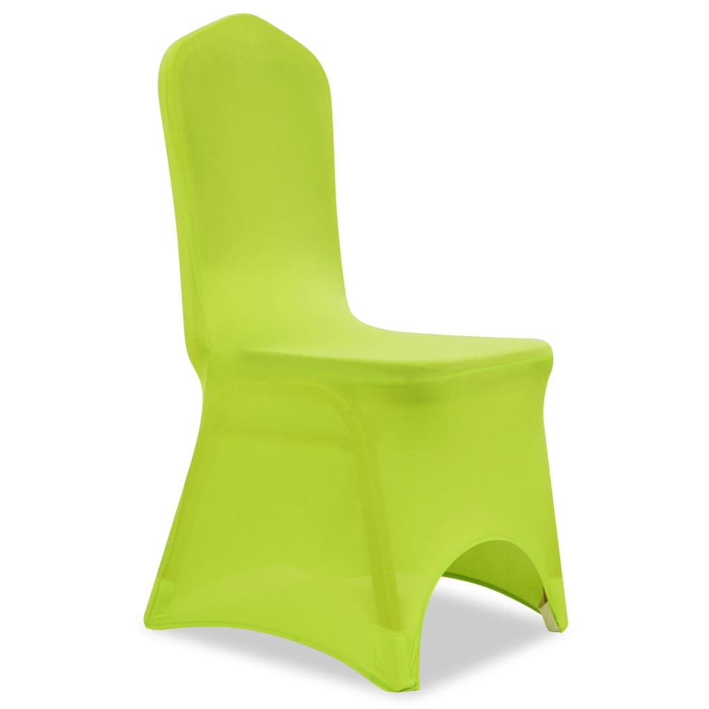 Couverture de chaise vidaxl stretch 4 pièces vertes