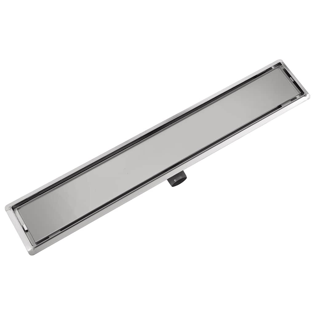 Vidaxl Douleur de douche en acier inoxydable rectangulaire 830x140 mm