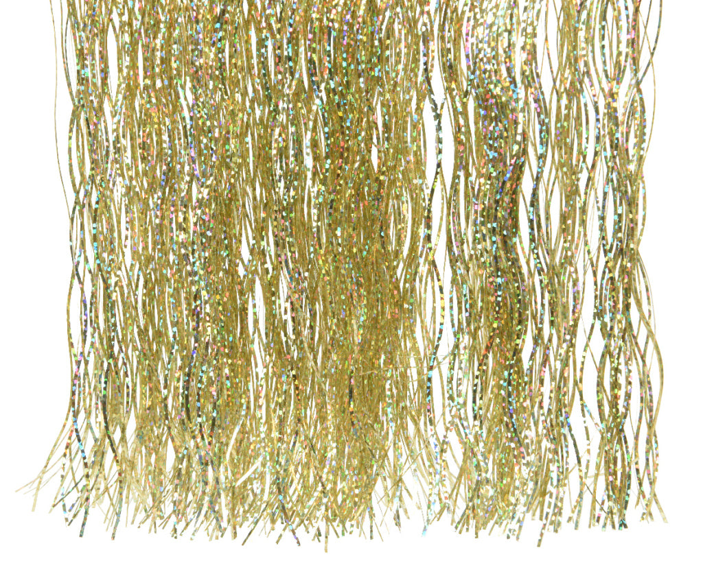 Decoris lametta vinyle décorations de Noël brillant or laser 50x40 cm