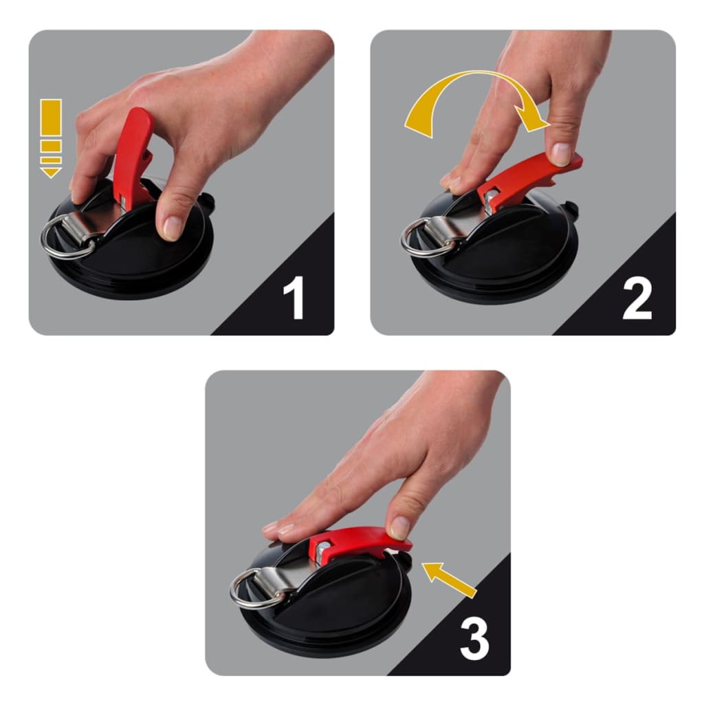 Attachement à la ventouse de proplus avec anneau et 2 s-hooks