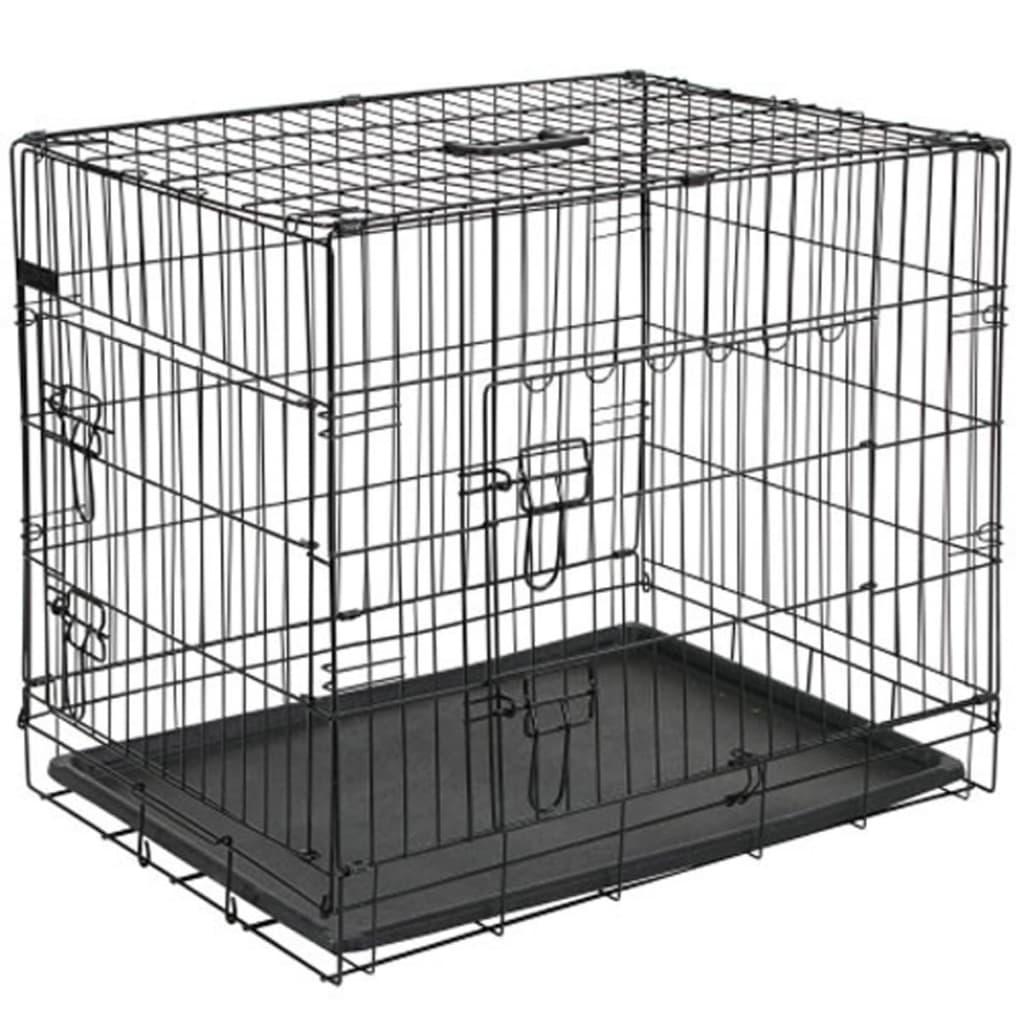 @Pet hondenbench 92.5x57.5x64 cm en métal noir 15003